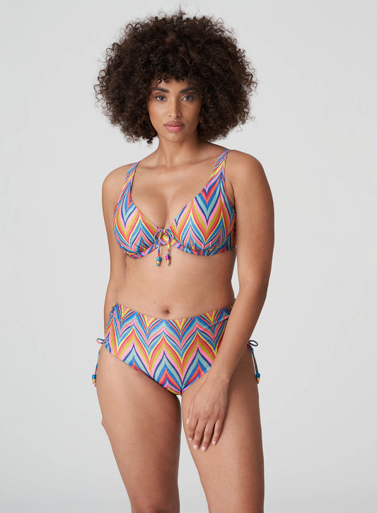 PrimaDonna Swimwear: Kea Full Bikini Brief Rainbow Paradise