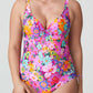 PrimaDonna Swimwear: Najac Plunge One Piece Floral Explosion