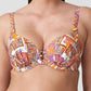 PrimaDonna Swimwear: Navalato Padded Heart Shape Bikini Top Summer Sunset