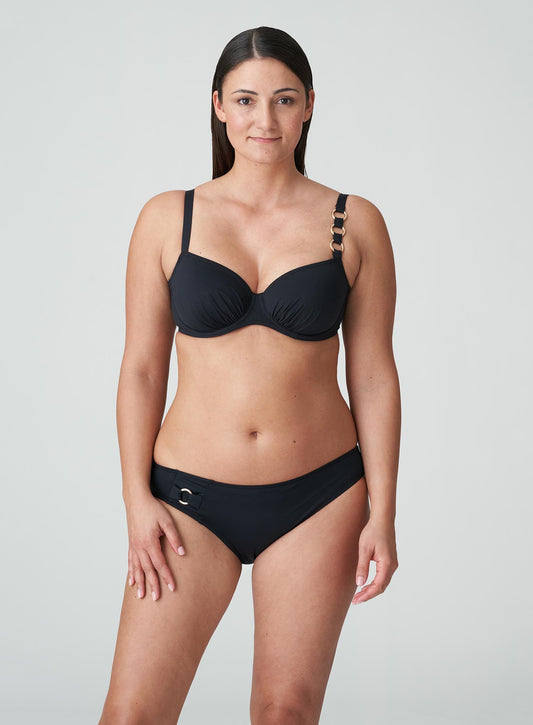 PrimaDonna Swimwear: Damietta Full Cup Bikini Top Black