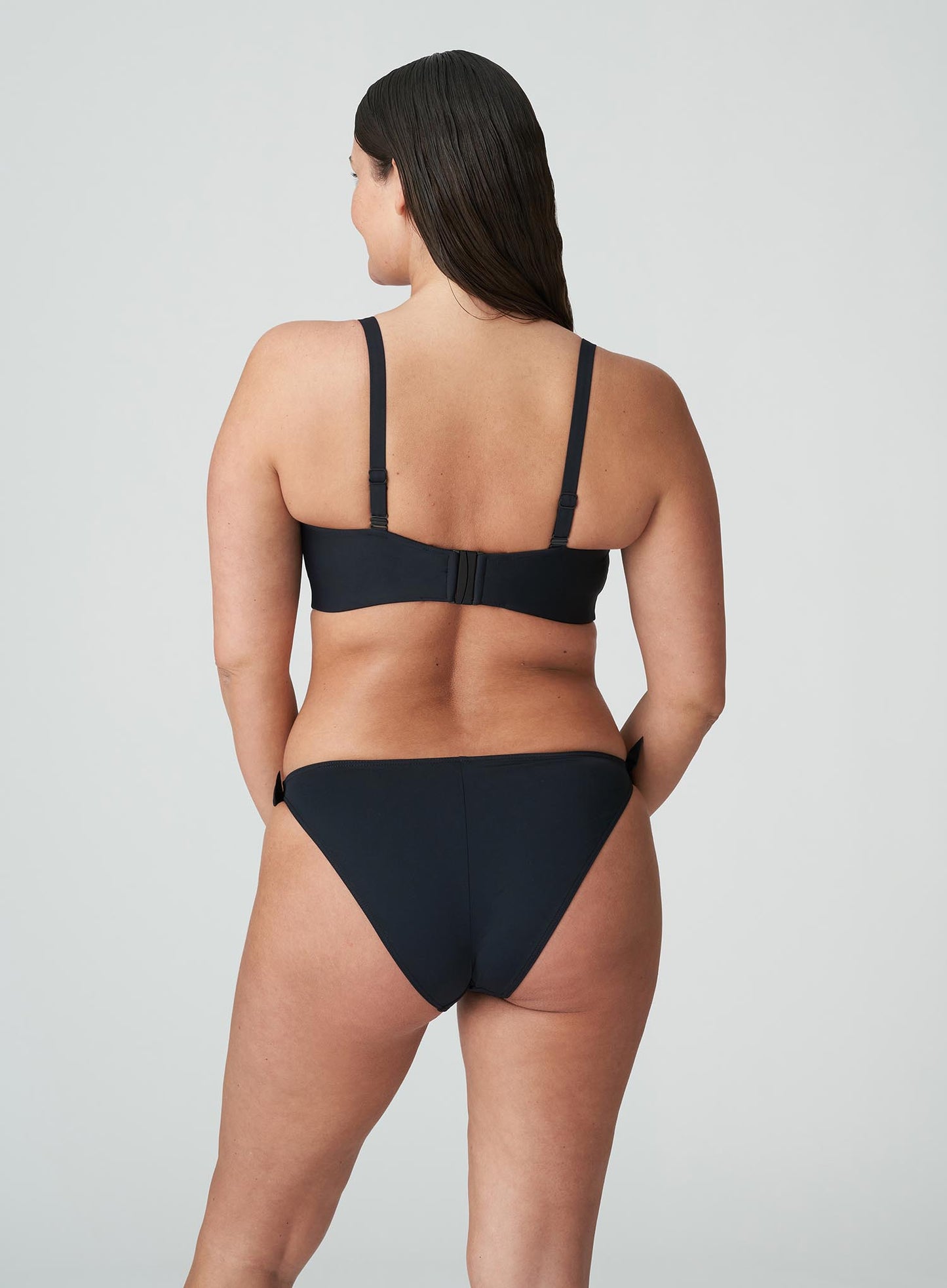 PrimaDonna Swimwear: Damietta Padded Strapless Bikini Top Black