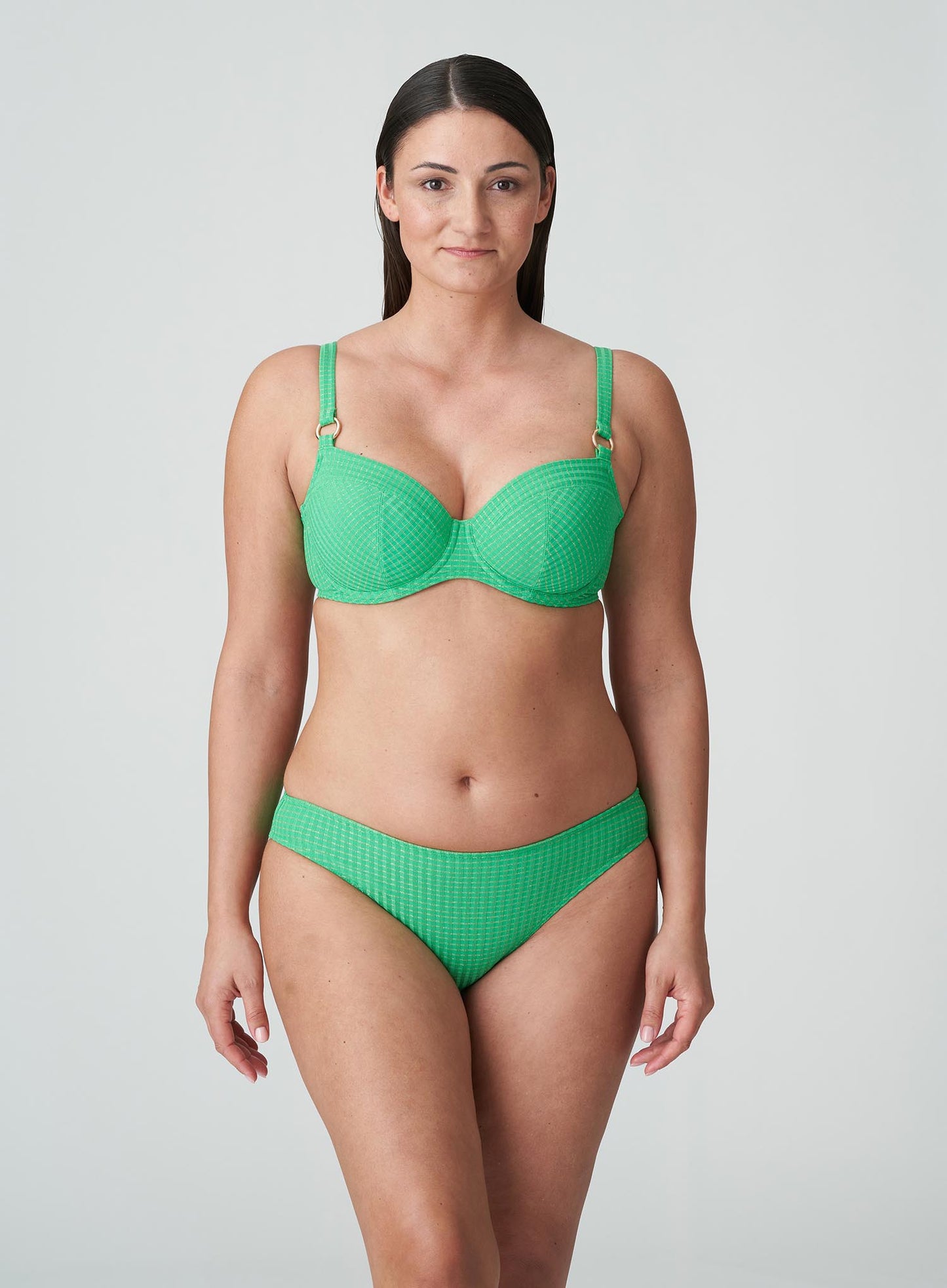 PrimaDonna Swimwear: Maringa Full Cup Bikini Top Lush Green