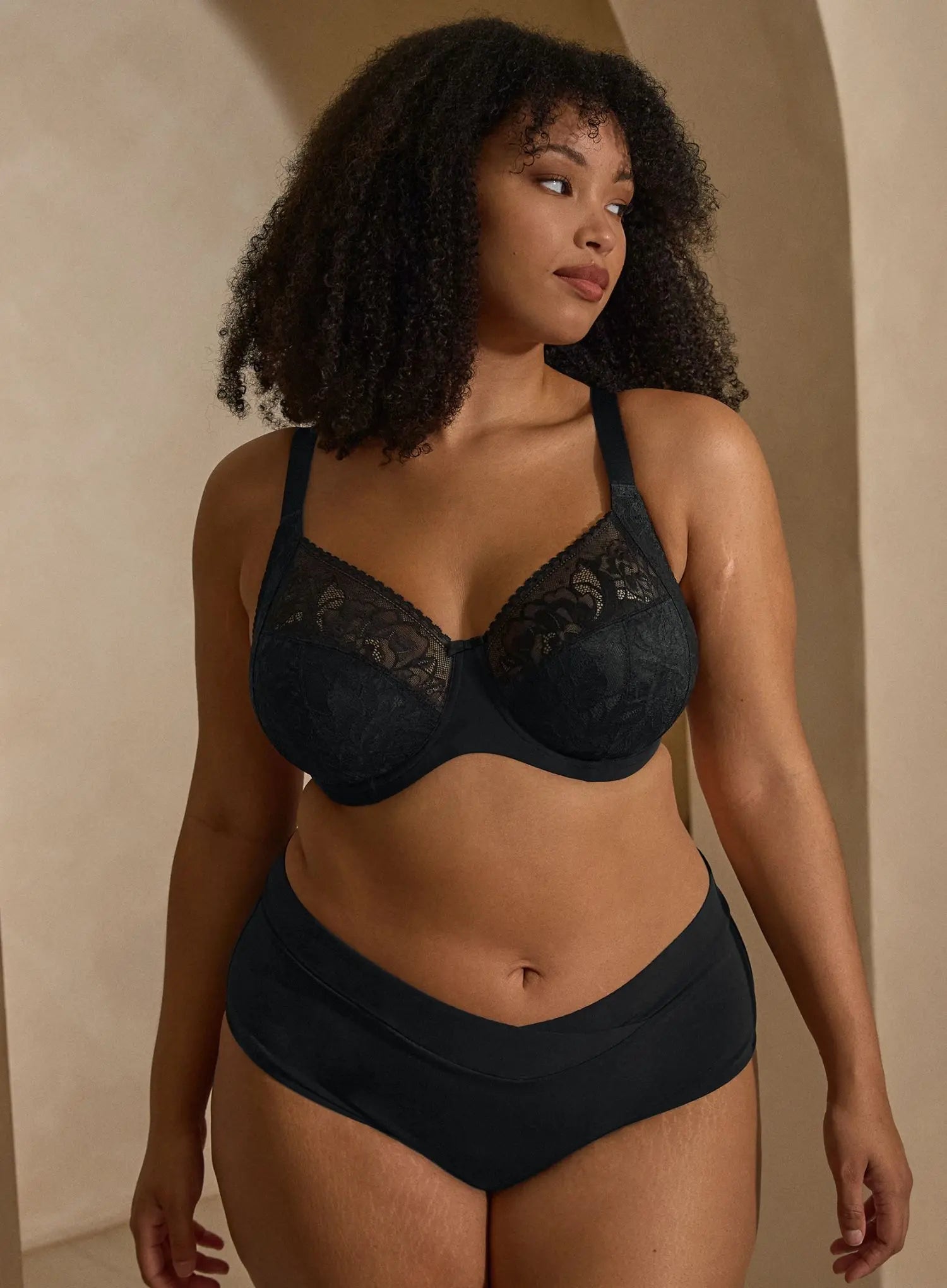 Sculptresse: Dream Comfort Underwired Full Cup Bra Black