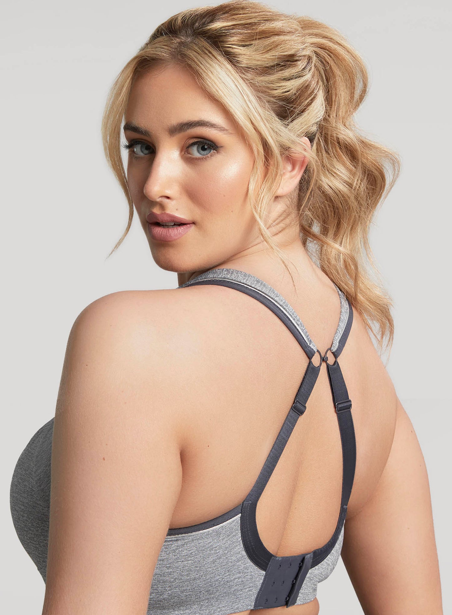 Sculptresse: Non Padded Underwired Sports Bra Charcoal Marl