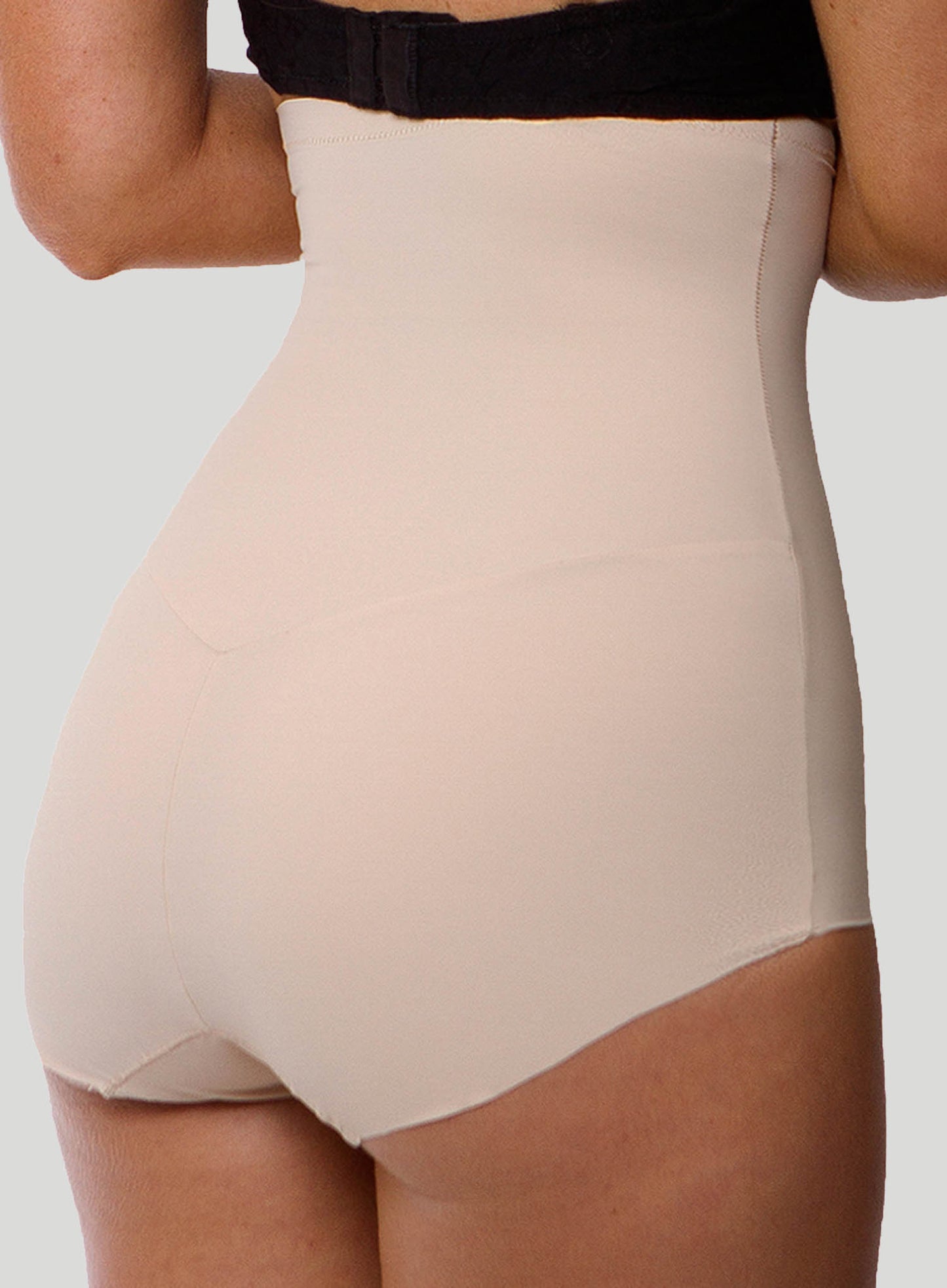 LaSculpte: Micro Fibre Shaping High Waist Brief With Silicone Nude