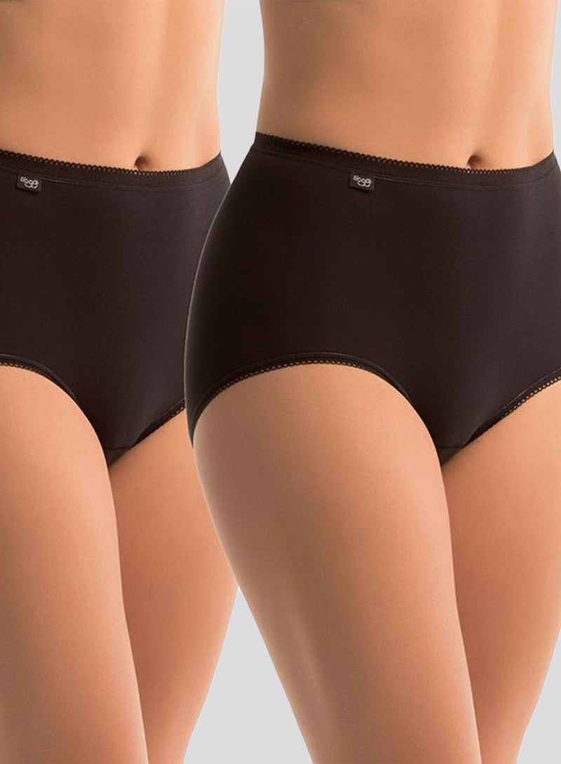 Sloggi: Sloggi Maxi 2 Pack Black