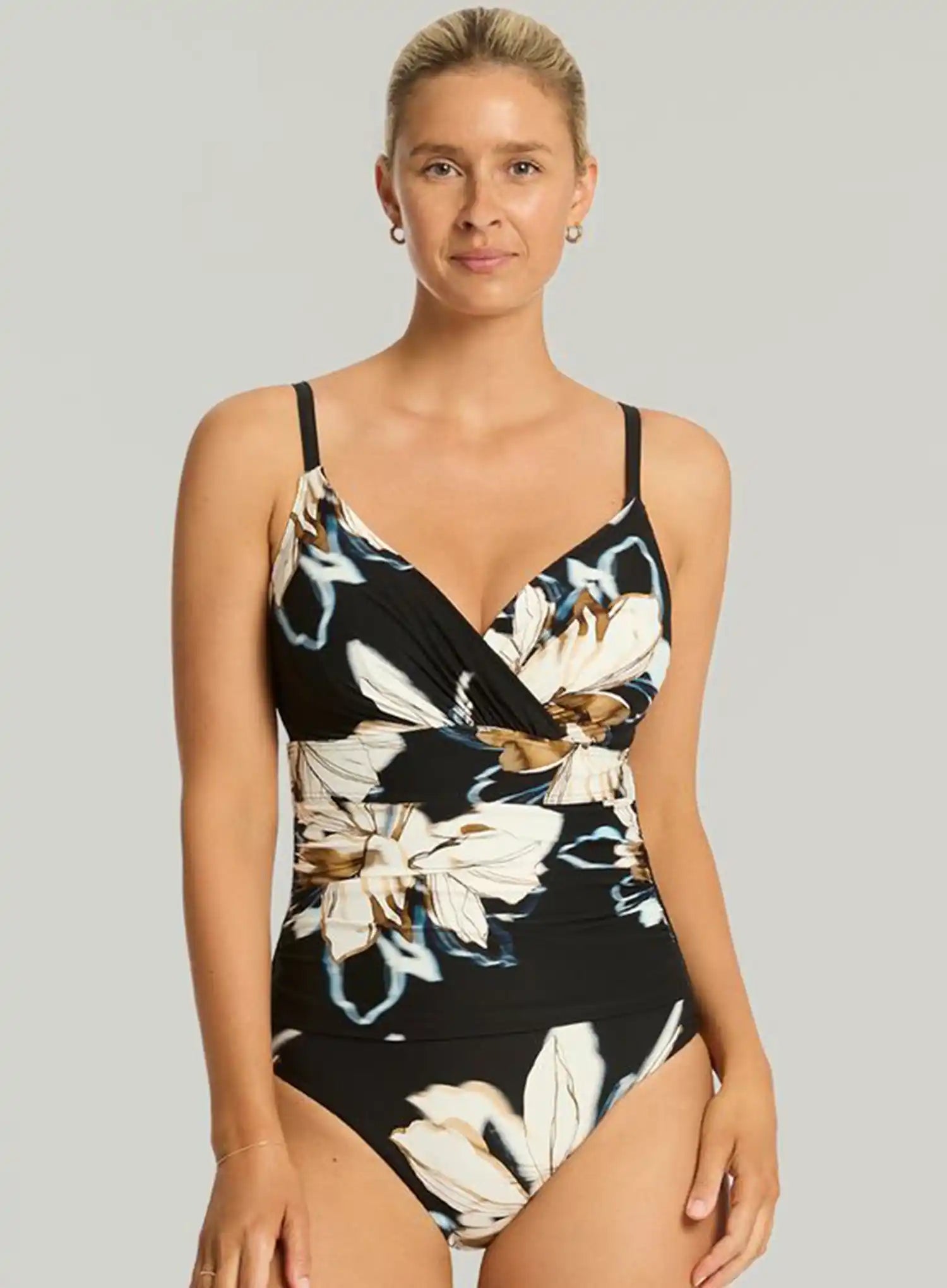 Sea Level: La Luna Wrap Front DD E One Piece Black