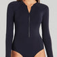 Sea Level: Eco Essentials Long Sleeved Multifit Swimsuit Night Sky
