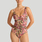 Sea Level: Wildflower Cross Front Multifit One Piece Pink