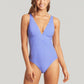 Sea Level: Checkmate Panel Line Multifit One Piece Cobalt
