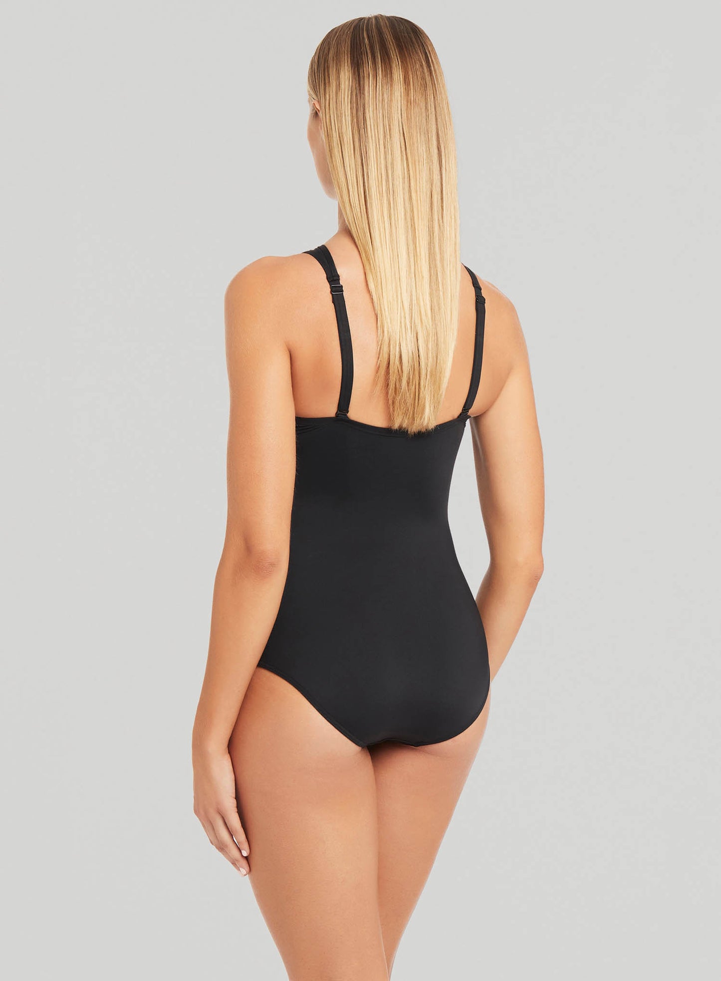 Sea Level: Eco Essentials High Neck Mastectomy Swimsuit Black