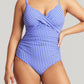 Sea Level: Checkmate Twist Front DD E Cup One Piece Cobalt