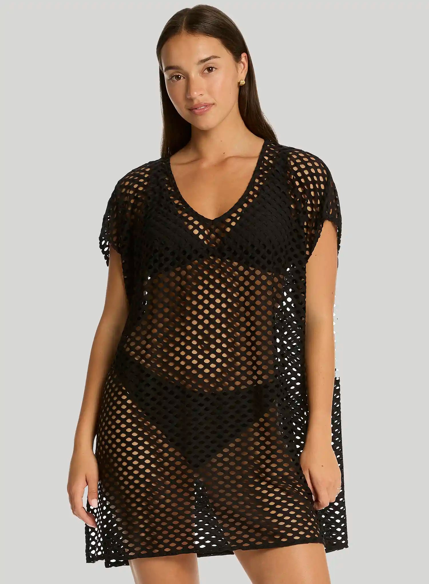 Sea Level: Castaway Kaftan Black