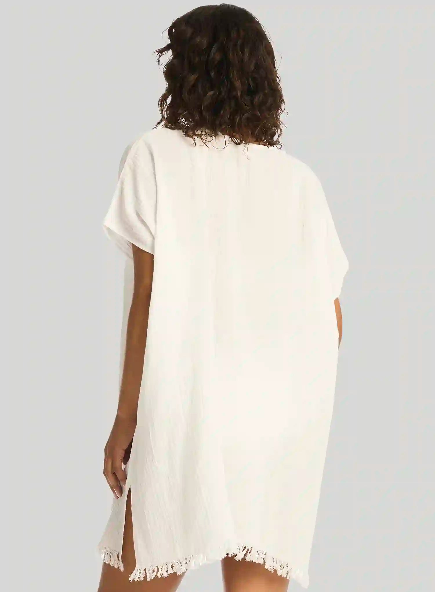 Sea Level: Sunset Kaftan White