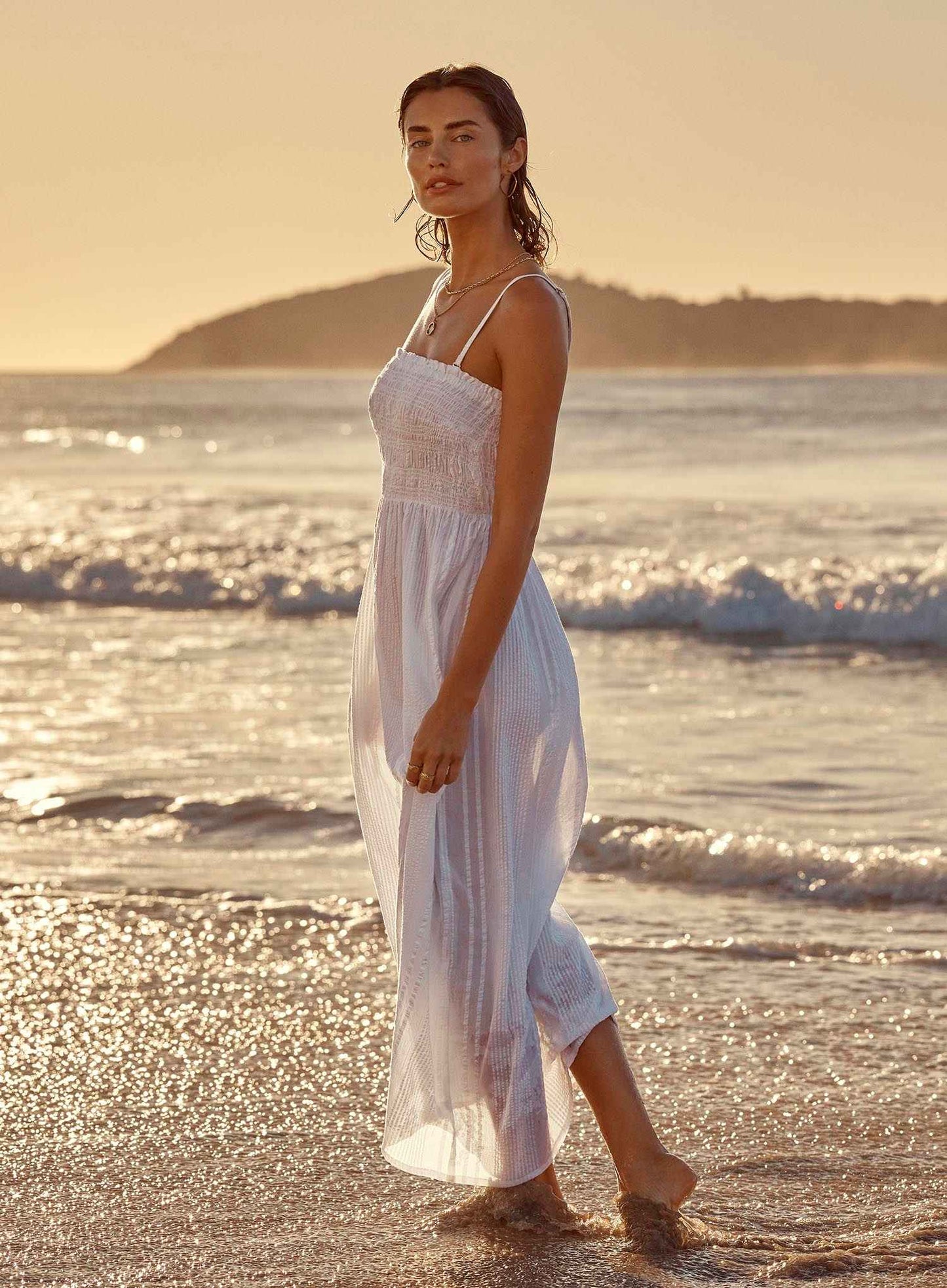 Sea Level: Heatwave Bandeau Dress White