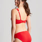 Panache Swimwear: Anya Riva Gather Swim Brief Fiery Red