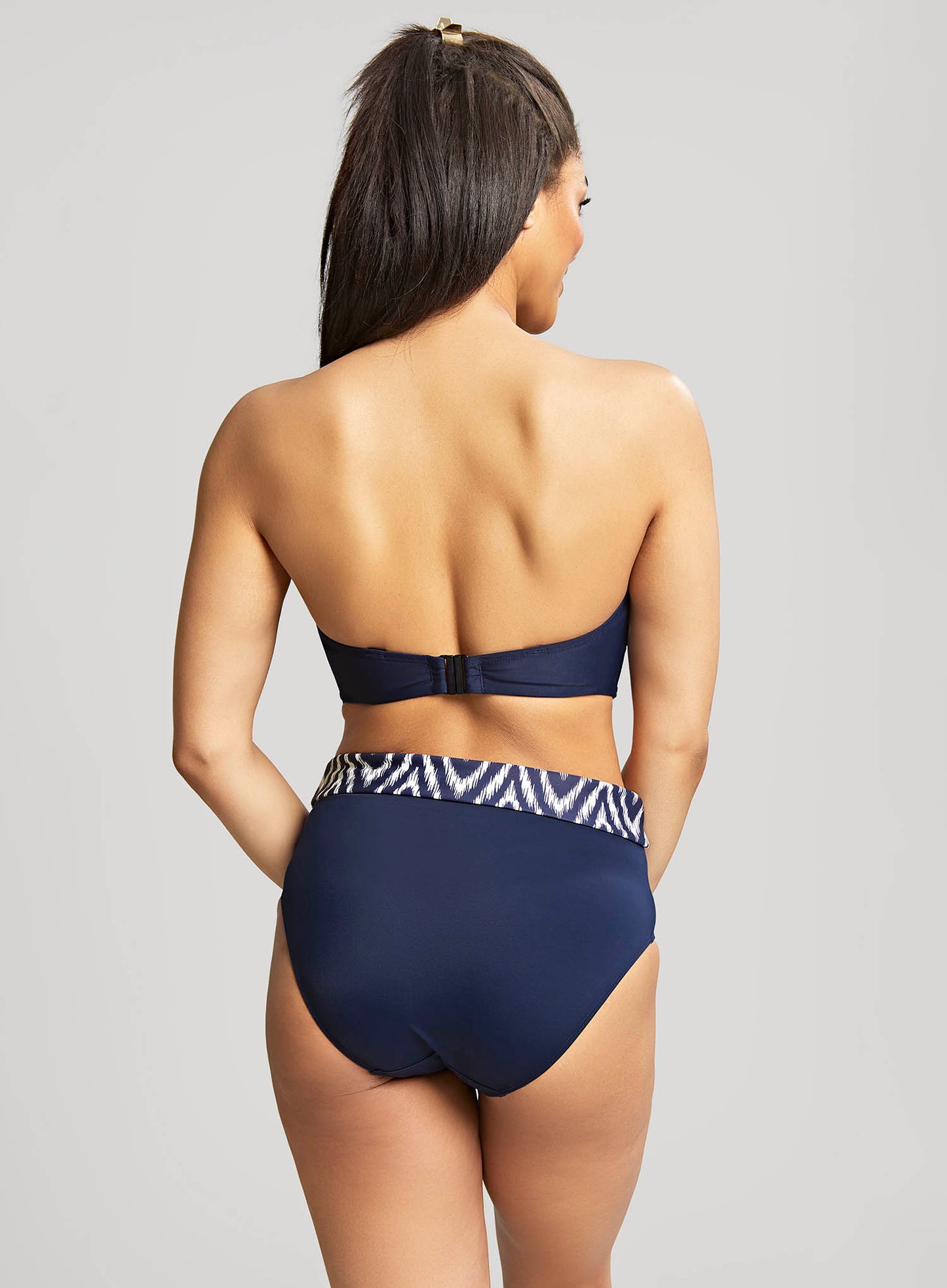 Panache Swimwear: Oceana Bandeau Underwired Bikini Top Navy