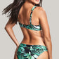 Panache Swimwear: Bali Underwired Full Cup Bikini Top Palm Print