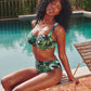 Panache Swimwear: Bali High Waisted Bikini Brief Palm Print
