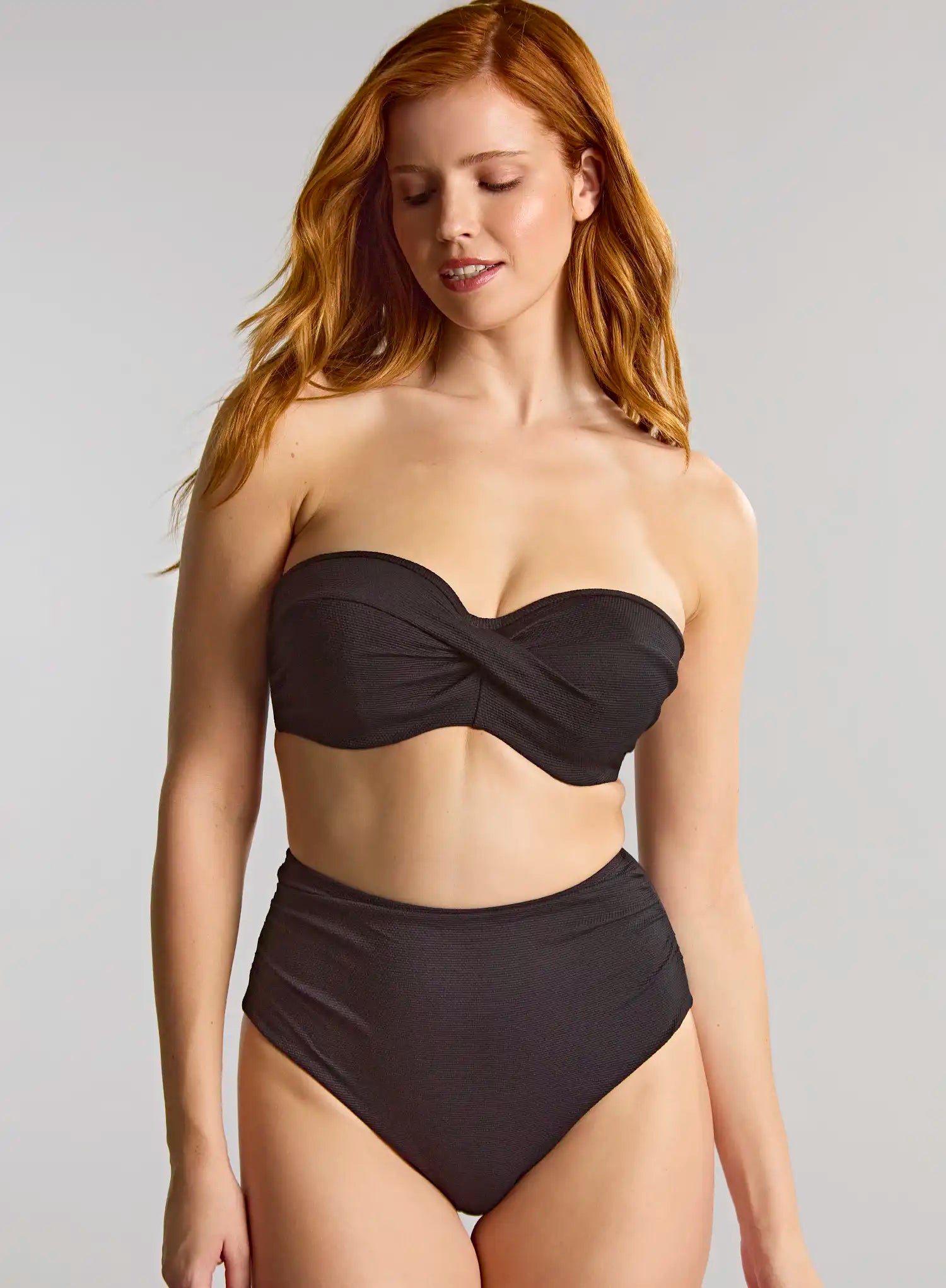 Panache Swimwear: Spirit Bandeau Bikini Top Black