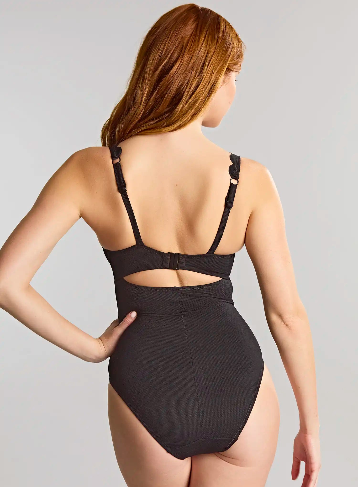Panache Swimwear: Spirit Plunge One Piece Black