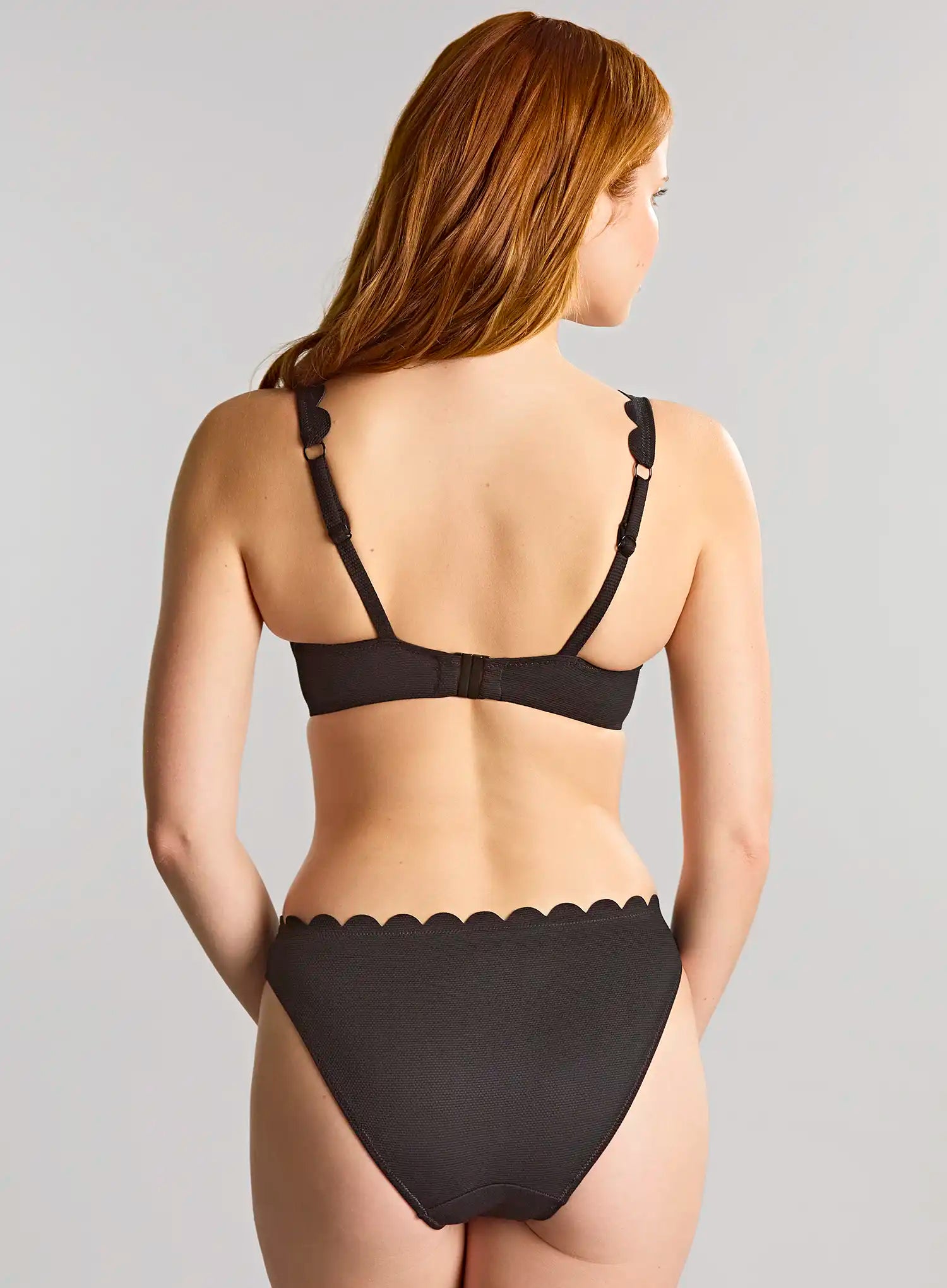 Panache Swimwear: Spirit Plunge Bikini Top Black