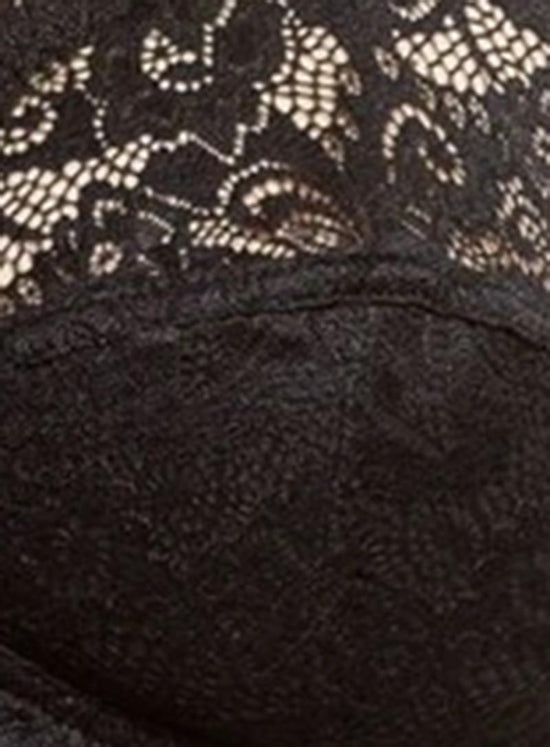 SUSA Women's Wire Free Bra #7814 'Latina' - Cool Grey, Size 40E, Lace Cups