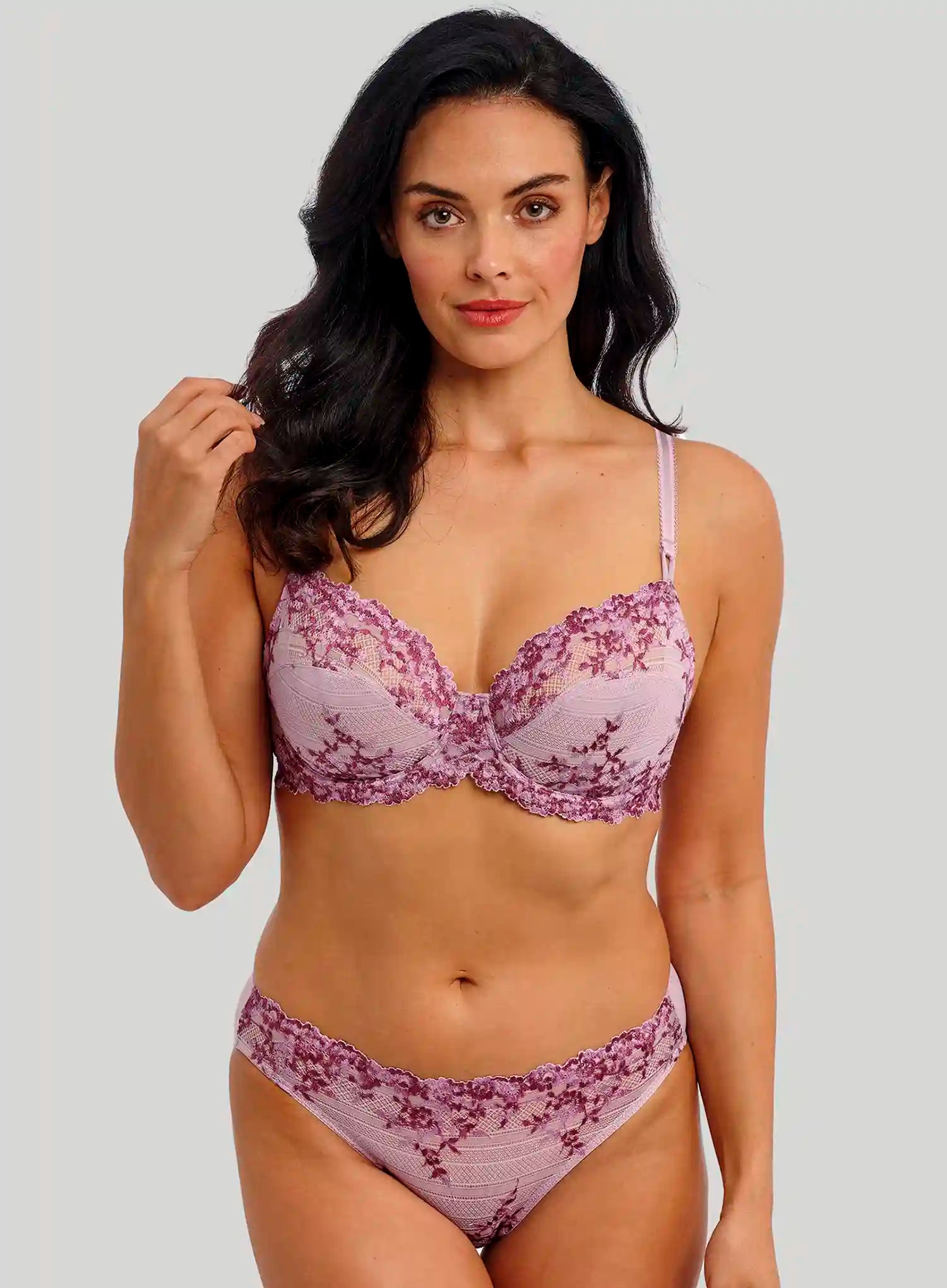Wacoal: Embrace Lace Bikini Brief Keepsake Lilac