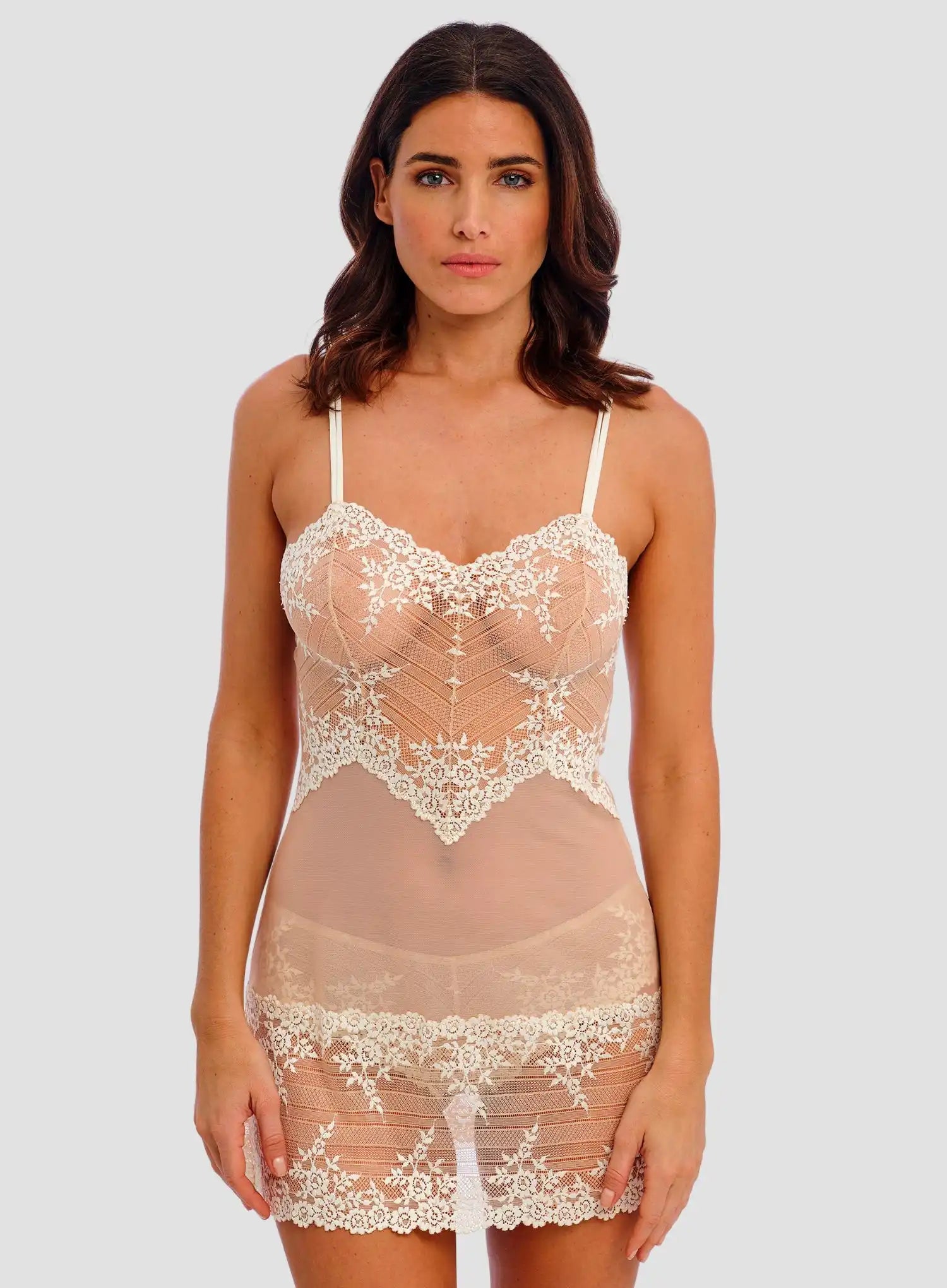 Wacoal: Embrace Lace Chemise Nude