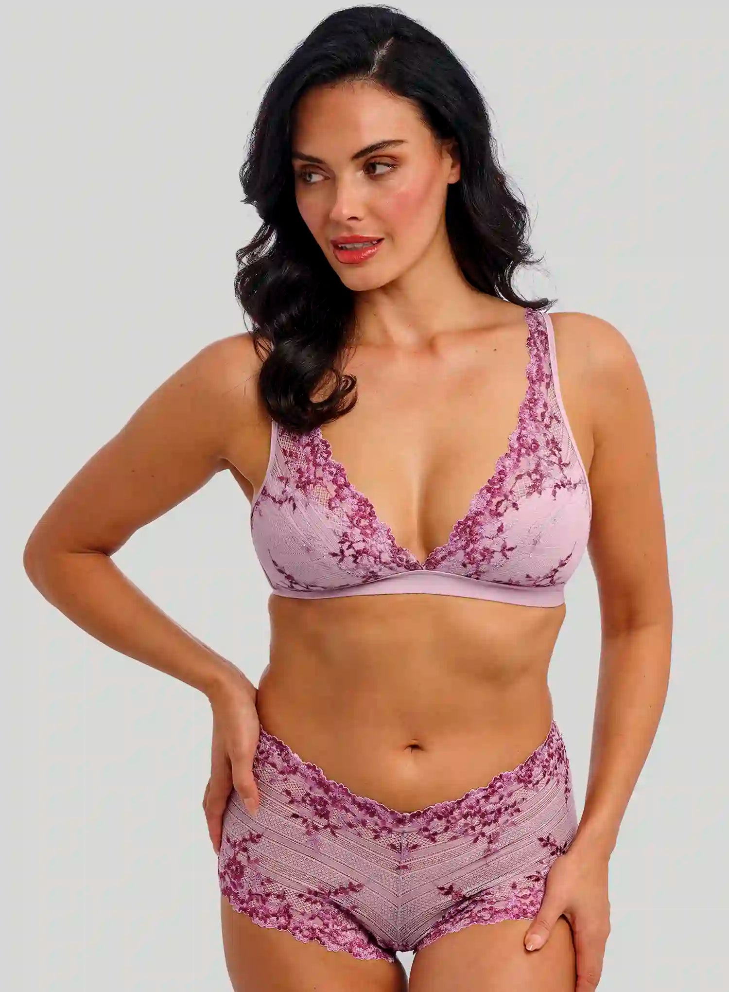 Wacoal: Embrace Lace Soft Cup Bra Keepsake Lilac