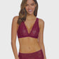 Wacoal: Lace Perfection Non Wired Bralette Red Plum