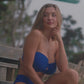 Fantasie Swimwear: Beach Waves Underwired Bandeau Bikini Top Ultramarine