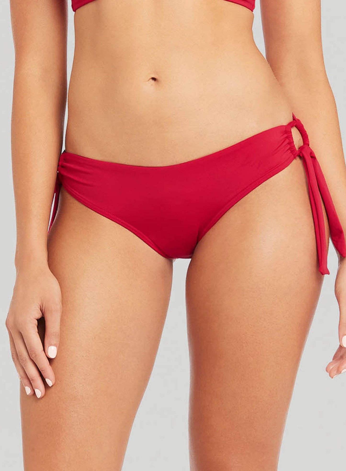 Sea Level: Eco Essentials Tie Side Bikini Brief Red