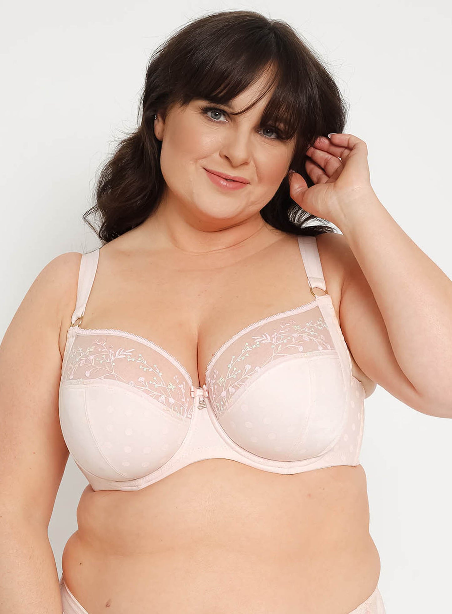 Samanta Lingerie: Juno Full Cup Side Support Underwire Bra Pink