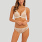 Wacoal: Embrace Lace Plunge Underwired Bra Nude