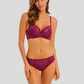 Wacoal: Lace Perfection Underwired Bra Red Plum