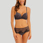 Wacoal: Lace Perfection Underwired Contour Bra Charcoal