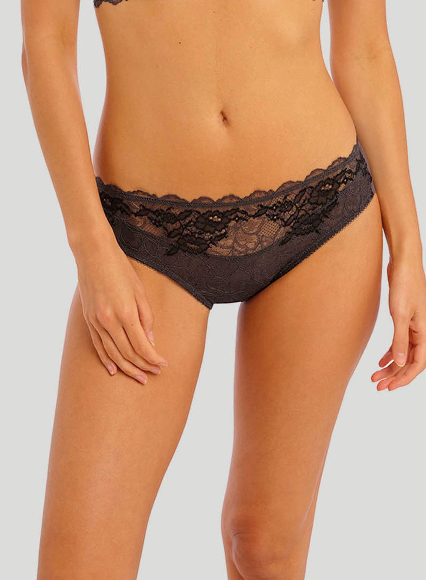 Wacoal: Lace Perfection Brief Charcoal